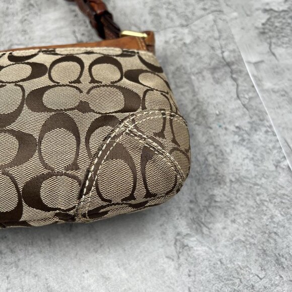 COACH SOHO Flap Legacy Signature Hand Bag - Picture 12 of 16